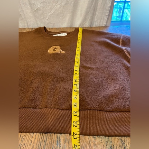 GIRL CRUSH Brown Double Fleece Crewneck size M - Picture 4 of 8